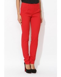 Женские красные классические брюки от Tutto Bene
