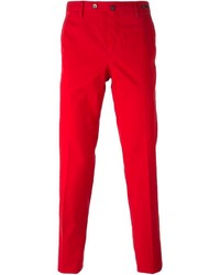 Мужские красные классические брюки