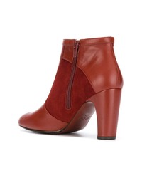 Красные кожаные ботильоны от Chie Mihara