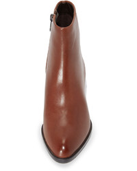 Красные кожаные ботильоны от Sam Edelman