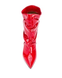 Красные кожаные ботильоны от L'Autre Chose