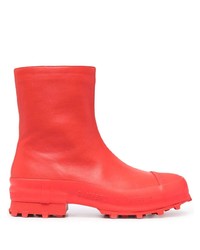 Мужские красные кожаные ботинки челси от CamperLab