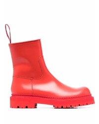 Мужские красные кожаные ботинки челси от CamperLab