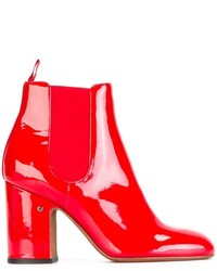 Женские красные кожаные ботинки челси от Laurence Dacade