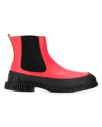 Мужские красные кожаные ботинки челси от Camper Lab