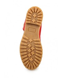 Женские красные кожаные ботинки от Just Couture