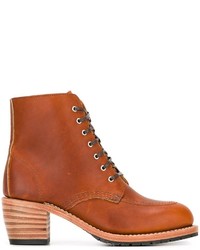 Женские красные кожаные ботинки от Red Wing Shoes