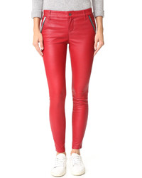 Женские красные кожаные брюки от RtA
