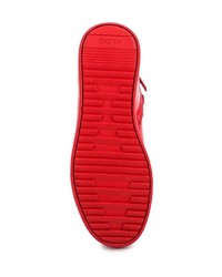 Женские красные кожаные кеды от Aldo