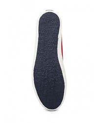 Мужские красные кожаные кеды от Gioseppo