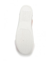 Женские красные кожаные кеды от Girlhood