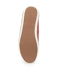 Мужские красные кожаные кеды от Jack &amp; Jones