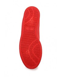 Мужские красные кожаные кеды от WS Shoes