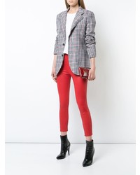 Красные кожаные леггинсы от Sprwmn