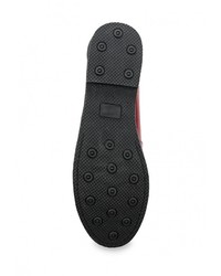 Женские красные кожаные лоферы от Destra