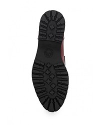 Женские красные кожаные лоферы от Made in Italia