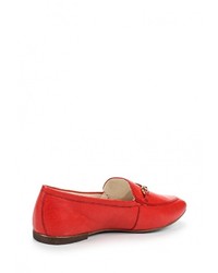 Женские красные кожаные лоферы от Vagabond