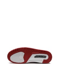 Мужские красные кожаные низкие кеды от Jordan