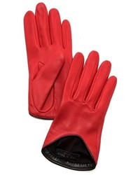Женские красные кожаные перчатки от Rag and Bone