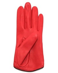 Женские красные кожаные перчатки от Rag and Bone