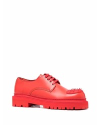 Красные кожаные туфли дерби от CamperLab