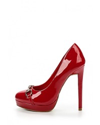 Красные кожаные туфли от Annalisa