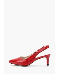 Красные кожаные туфли от Berkonty