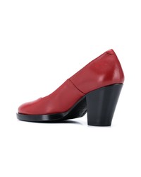 Красные кожаные туфли от A.F.Vandevorst
