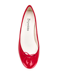 Красные кожаные туфли от Repetto