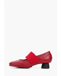 Красные кожаные туфли от Camper