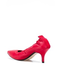 Красные кожаные туфли от Joseph