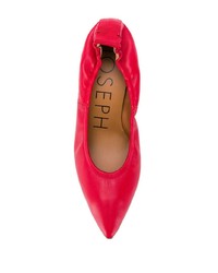 Красные кожаные туфли от Joseph