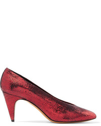 Красные кожаные туфли от Etoile Isabel Marant