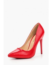 Красные кожаные туфли от Fiori&Spine