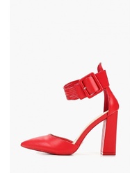 Красные кожаные туфли от Fiori&Spine