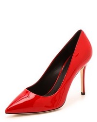 Красные кожаные туфли от Giuseppe Zanotti
