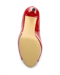 Красные кожаные туфли от Grand Style