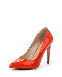 Красные кожаные туфли от Grand Style