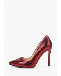 Красные кожаные туфли от Hestrend