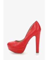 Красные кожаные туфли от Ideal Shoes
