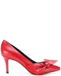 Красные кожаные туфли от Isabel Marant