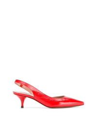 Красные кожаные туфли от L'Autre Chose