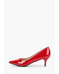 Красные кожаные туфли от La Bottine Souriante