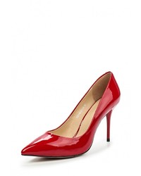 Красные кожаные туфли от Laura Valorosa