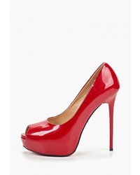 Красные кожаные туфли от Lino Marano
