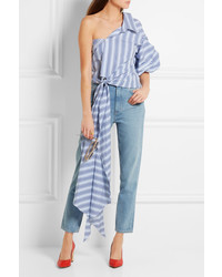 Красные кожаные туфли от Charlotte Olympia