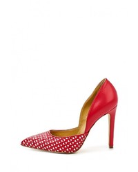 Красные кожаные туфли от Made in Italia