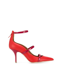 Красные кожаные туфли от Malone Souliers
