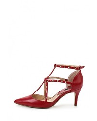 Красные кожаные туфли от Mango