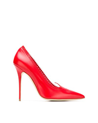 Красные кожаные туфли от Manolo Blahnik